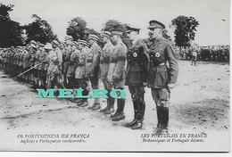 PORTUGAL- Guerra 1914-18 - Os Portuguezes Em França - Ingleses E Portuguezes - Condecorados - War 1914-18