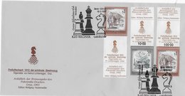 Osterreich Austria 1985; Chess Ajedrez; ; Card + 3x Different Allonge + Cancel Nbr 1 & Cancel Nbr 3; Rare Combi - Altri & Non Classificati