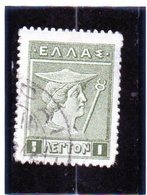B - 1911 Grecia - Hermes - Gebruikt