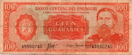 PARAGUAY 100 GUARANIES 1963 P-196 - Paraguay