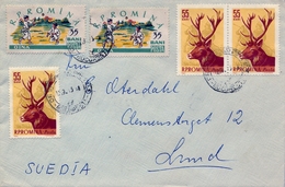 1963 , RUMANIA , SOBRE CIRCULADO , BUCAREST - LUND ( SUECIA ) - Covers & Documents