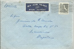 LETTER ONTARIO 1953 - Briefe U. Dokumente