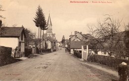 CPA - BELLENCOMBRE (76) - Aspect De L'entrée Du Bourg Par La Route De Saint-Saens En 1907 - Bellencombre