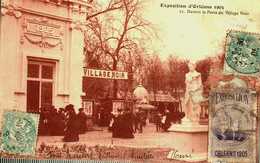 45....LOIRET.......ORLEANS.......exposition De 1905...porte Du Village Noir..vignette De L'expo - Orleans