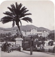 FRANCE 06 - NICE - CARTE STEREOSCOPIQUE - ** Vue Prise De La Terrasse Du Jardin ** SUPERBE - Steglitz - Berlin 1904 ! - Stereo-Photographie