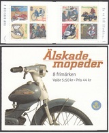 MOTORBIKES MOTOS MOTORRÄDER MOTORSPORT SWEDEN SCHWEDEN SUEDE 2005 MNH BOOKLET MI MH 335 2493 - 2500 - Motorbikes