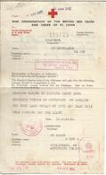 WW2 RED CROSS MESSAGE BUREAU UNITED KINGDOM 1942 ADDRESSED ANTWERPEN VIA GENEVE BRISTISH CENSOR - Autres & Non Classés