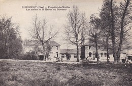 60. RIBECOURT. CPA. PROPRIETE DES MUTILES. LES ATELIERS ET LA MAISON DU DIRECTEUR. ANNÉE 1907 - Ribecourt Dreslincourt