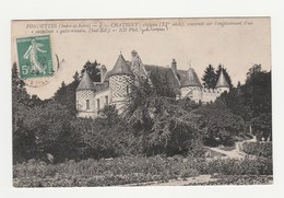 Fondettes.37.Indre Et Loire.Chatigny : Chateau (XVe Siècle),construit Sur L'emplacement D'un Castellum Gallo-romain - Fondettes