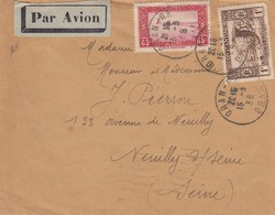 LETTRE. ALGERIE. PAR AVION. 1938 ORAN POUR NEULLY - Brieven En Documenten