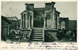 Italie Italia Campania Campanie Pompéi  Temple D'Iside  Superbe Carte De 1903 N°253 - Pompei