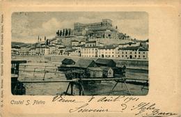 Italie Italia Veneto Verona Vérone Château St Pietro  Superbe Carte-photo  De 1901 - Verona