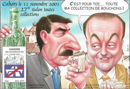 Illustrateur Bernard Veyri Caricature Cahors 2001 - Veyri, Bernard