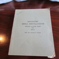 WW1 US Army Drill Regulations Manual   1917 - 1914-18