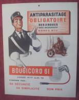 Publicité Carton "BOUGICORD 61". - Plaques En Carton