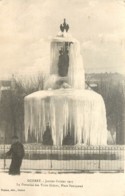 23 - GUERET - Hiver 1917 - Fontaine Glacée - Guéret