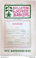 BULLETIN DU MUSEE BASQUE N°13 (1-2-37) < CHAPELLES DE SARE Etc...(sommaire Sur Scan De La Couverture) - Pays Basque