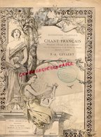 BELGIQUE -BRUXELLES- RARE PARTITION MUSIQUE REPERTOIRE CHANT FRANCAIS FRANCE-PAR GEVAERT-HENRY LEMOINE PARIS-HARPE GLUCK - Partituras