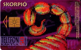 TARJETA TELEFONICA DE HUNGRIA. HOROSCOPO, SCORPIÓ - ESCORPIO. HU-P-1995-37B. (138) - Zodiaque