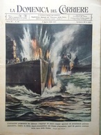 La Domenica Del Corriere 6 Agosto 1944 WW2 Bombe Duomo Di Milano Senna Tedeschi - Guerra 1939-45