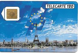 CARTE-a-PUBLIC-120U-F104-SO2-11/88-DIMENSION EUROPEENNE-4 Pe 2617-UTILISE-TBE- - 1988