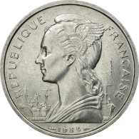 Monnaie, Réunion, 5 Francs, 1955, Paris, ESSAI, SPL, Aluminium, KM:E5 - Réunion