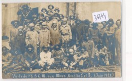 CPA ( RARE)  -36744-68- Wittelsheim -Carte Photo Visite De L'ESCM Aux Mines Amélie En Juin 1921 - Other Municipalities