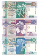 CENTRAL BANK OF SEYCHELLES //  // 10 & 25 & 50 Ruppes // UNC - Seychellen