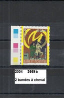 Variété 2004 Neuf** Y&T N° 3669b Avec 2 Bandes à Cheval - Variétés: 2000-09 Neufs