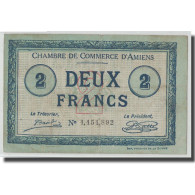France, Amiens, 2 Francs, 1915, TB, Pirot:7-46 - Chambre De Commerce