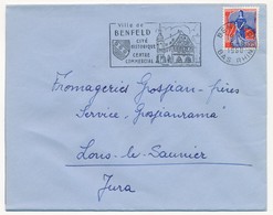 Enveloppe - OMEC Secap - Ville De Benfeld Cité Historique... - BENFELD Bas Rhin 1960 - Mechanische Stempels (reclame)