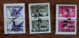 RUSSIE - (ex URSS) FLEURS, Fleur, Flowers, Flor, Série Complete 3 Valeurs 1991**. (MNH) - Autres & Non Classés