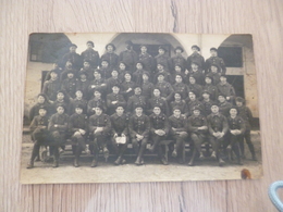 Carte Photo Militaire Militaria Groupe Militaires Chasseurs Alpins 20 ème Pli En L'état - Regimientos