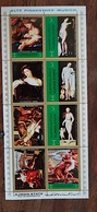 AJMAN Art, Tableaux - Alte Pinakothek-Munich **. (MNH) Feuillet Complet 8 Valeurs - Nudi