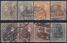 ALEMANIA IMPERIO 1916/1919 Nº 96/103 USADO - Used Stamps