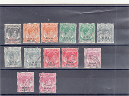 Malaya Straits Settlements Stamps BMA 1945 Set Used - Malaya (British Military Administration)