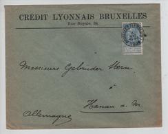 AP2108/ TP 60 FB Perforé C S/L.Entête Crédit Lyonnais C.BXL Législatif 6/5/1904 V.Allemagne - 1863-09