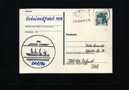 Germany / Deutschland 1978 Groenlandfahrt - Schiff FFS Anton Dohrn - Expéditions Arctiques