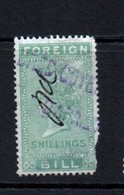 GB Fiscals / Revenues Foreign Bill Five  Shillings Green Spacefiller - Fiscali