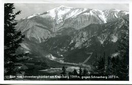 005790  Blick Vom Schneebergbankerl Am Kreuzberg Gegen Schneeberg  1953 - Schneeberggebiet