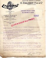 BELGIQUE- LIEGE- LETTRE TARIF 1927-O. ENGLEBERT FILS- MANUFACTURE LIEGEOISE CAOUTCHOUC- 3 RUE DES VENNES- - Artigianato