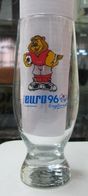 AC - ​UEFA EURO 96 ENGLAND FRUIT JUICE RARE GLASS #2  FROM TURKEY - Other & Unclassified