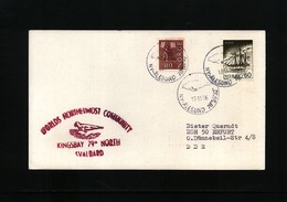 Norway 1976 Interesting  Polar Cover Kingsbay - Autres & Non Classés