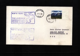Norway 1979 Interesting  Polar Cover Auroral Observatory Tromso - Other & Unclassified