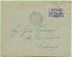 REGNO AEREOGRAMMA IDROVOLANTE Napoli - Palermo - Napoli 28-6-1917 TIMBRO PARTENZA E ARRIVO - Poststempel (Flugzeuge)