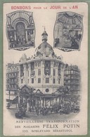 Delcampe - CPA Très Rare - PARIS - MAGASINS FÉLIX POTAIN, 103 BD SEBASTOPOL - MERVEILLEUSE TRANSFORMATION - Belle Animation - Arrondissement: 02