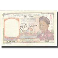 Billet, FRENCH INDO-CHINA, 1 Piastre, Undated (1949), KM:54c, SUP - Indocina