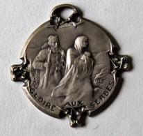 Médaille De Soutien à La Serbie Guerre 14-18 WWI Gloire Aux Serbes 1916 - 1914-18