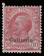Italia - Isole Egeo: Calino - 10 C. Rosa (82) - 1912 - Dodecanese