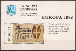 Andorra Vegueria Europa 1982 - Otros & Sin Clasificación